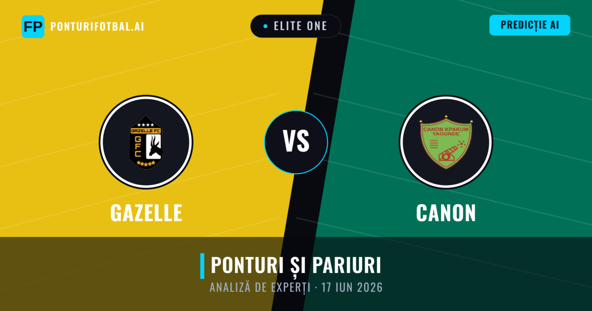 Gazelle vs Canon — pronostic și avancronică meci