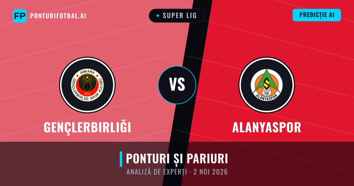 Gençlerbirliği vs Alanyaspor — pronostic și avancronică meci