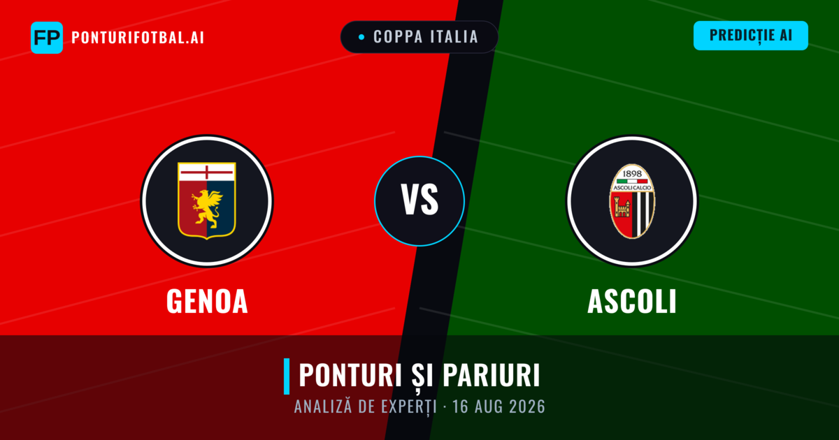 Genoa vs Ascoli — pronostic și avancronică meci
