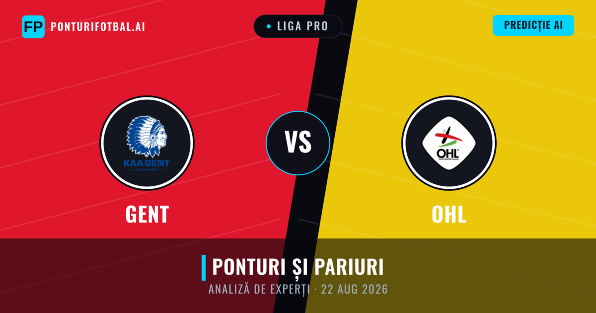 Gent vs OHL — pronostic și avancronică meci