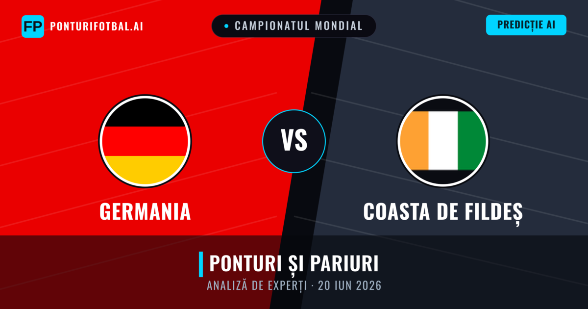 Germania vs Coasta de Fildeș — pronostic și avancronică meci
