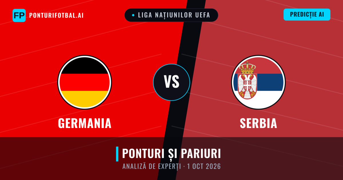 Germania vs Serbia — pronostic și avancronică meci