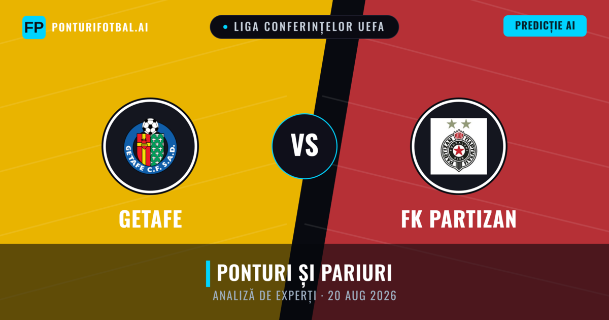 Getafe vs FK Partizan — pronostic și avancronică meci