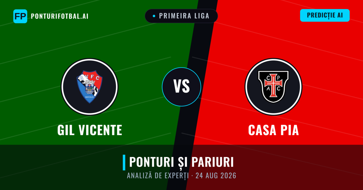 GIL Vicente vs Casa Pia — pronostic și avancronică meci