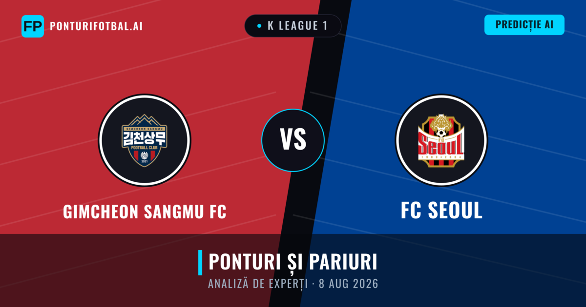 Gimcheon Sangmu FC vs FC Seoul — pronostic și avancronică meci