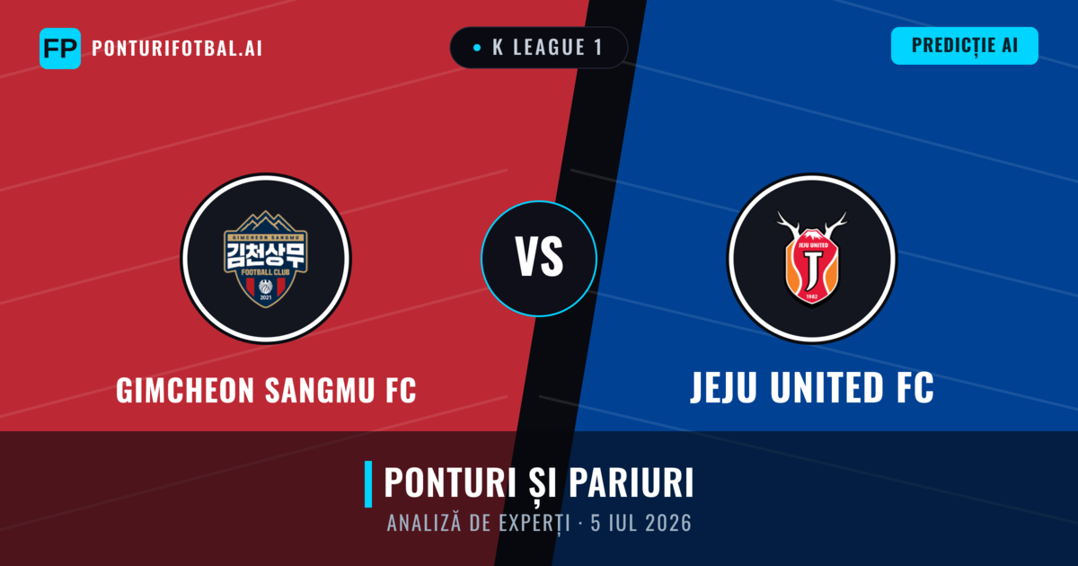 Gimcheon Sangmu FC vs Jeju United FC — pronostic și avancronică meci