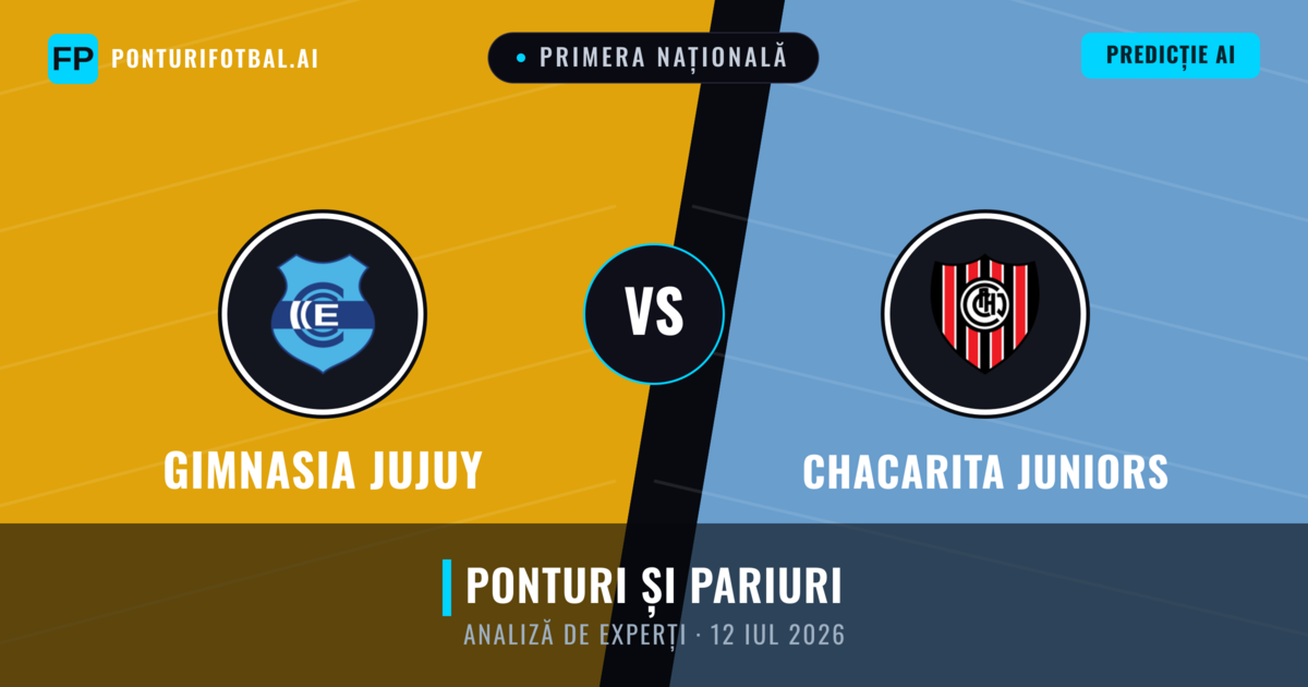 Gimnasia Jujuy vs Chacarita Juniors — pronostic și avancronică meci