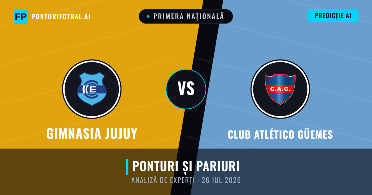 Gimnasia Jujuy vs Club Atlético Güemes — pronostic și avancronică meci