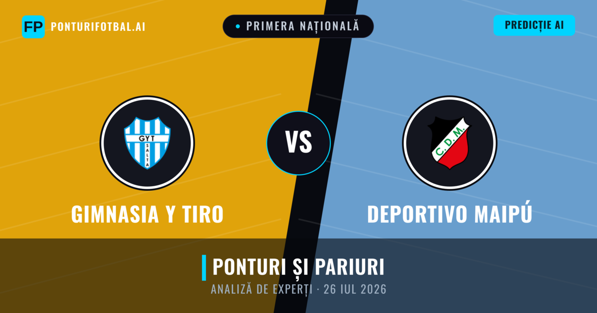 Gimnasia y Tiro vs Deportivo Maipú — pronostic și avancronică meci