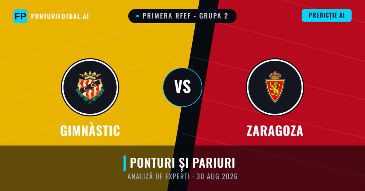 Gimnàstic vs Zaragoza — pronostic și avancronică meci
