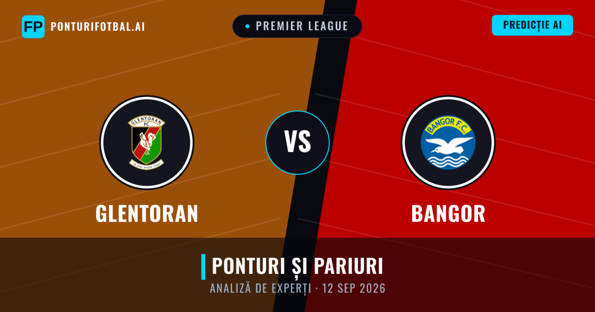 Glentoran vs Bangor — pronostic și avancronică meci