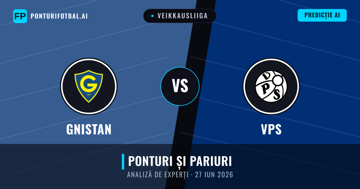 Gnistan vs VPS — pronostic și avancronică meci