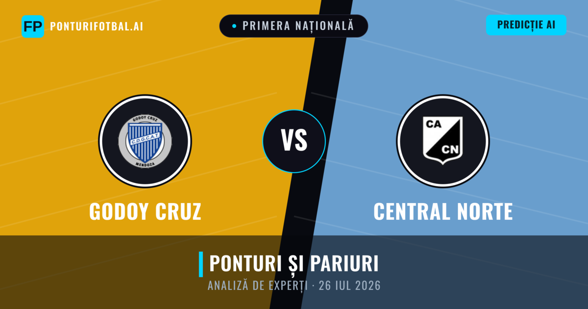 Godoy Cruz vs Central Norte — pronostic și avancronică meci
