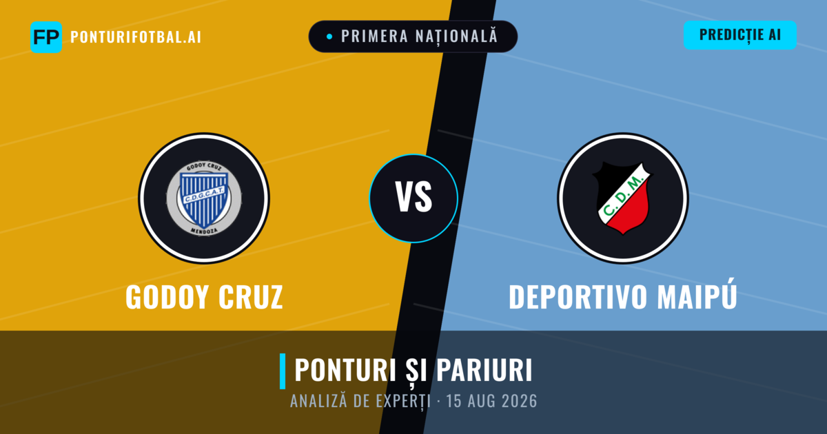 Godoy Cruz vs Deportivo Maipú — pronostic și avancronică meci