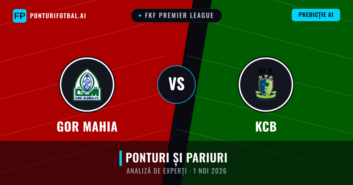 GOR Mahia vs KCB — pronostic și avancronică meci