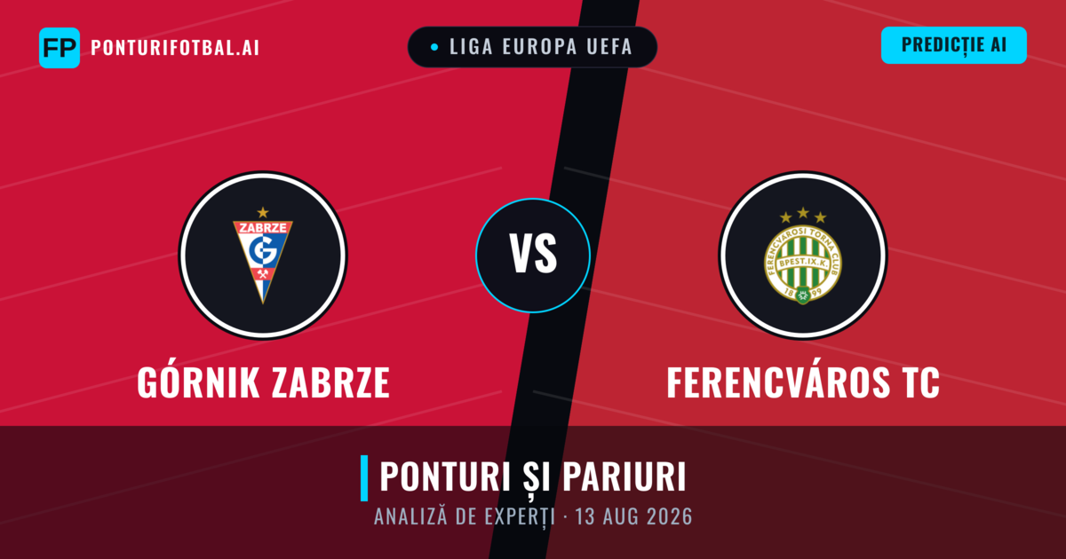Górnik Zabrze vs Ferencváros TC — pronostic și avancronică meci