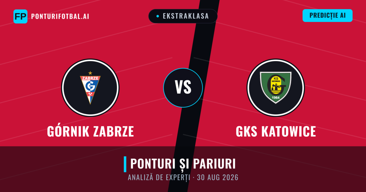Górnik Zabrze vs GKS Katowice — pronostic și avancronică meci