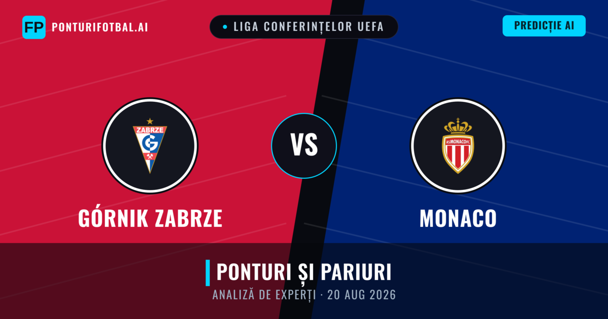Górnik Zabrze vs Monaco — pronostic și avancronică meci