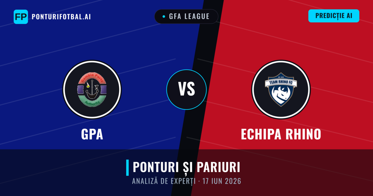 GPA vs Echipa Rhino — pronostic și avancronică meci