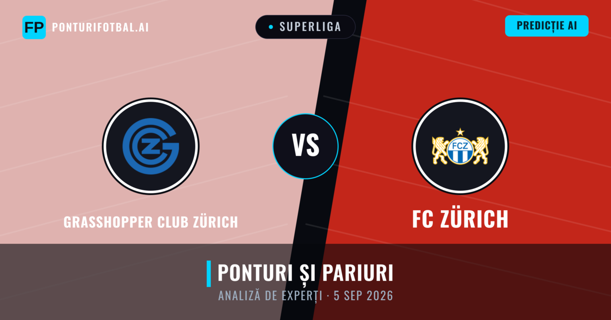 Grasshopper Club Zürich vs FC Zürich — pronostic și avancronică meci