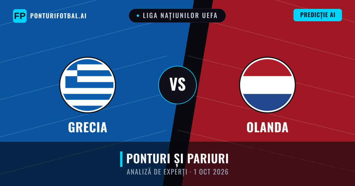 Grecia vs Olanda — pronostic și avancronică meci