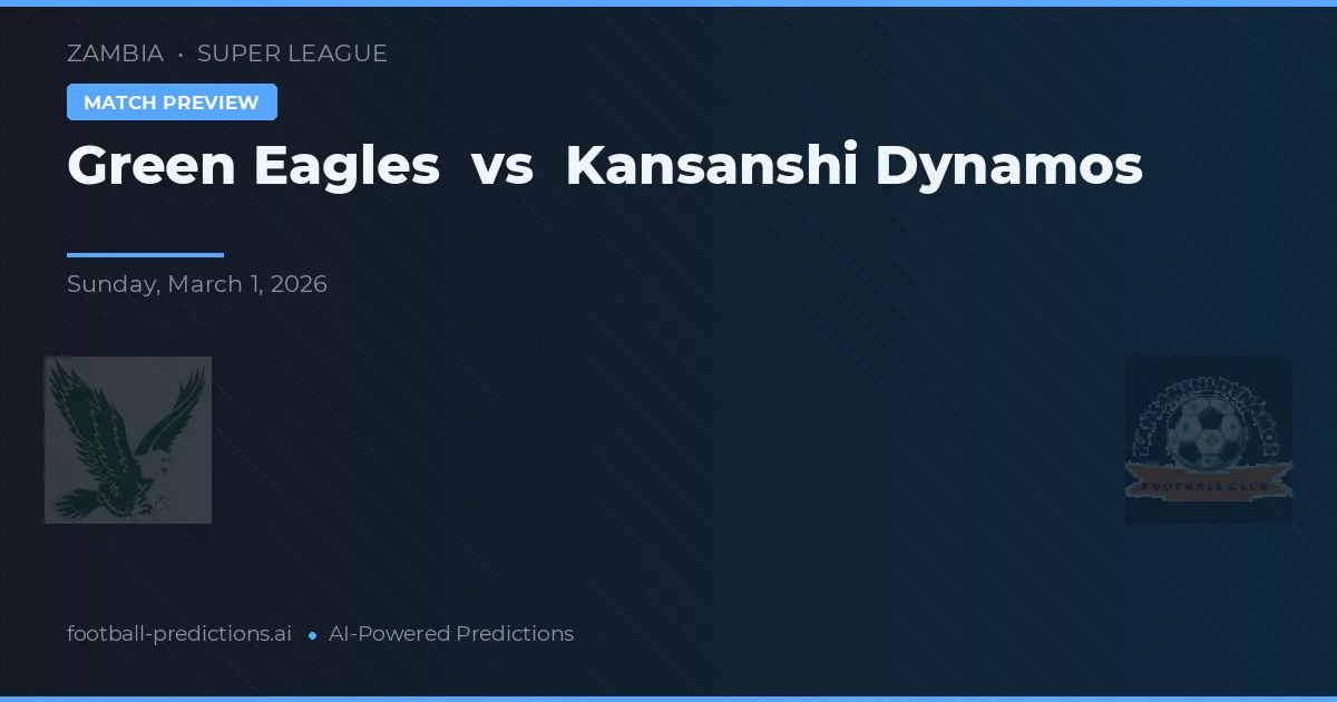 Vulturii Verzi vs Kansanshi Dynamos — pronostic și avancronică meci