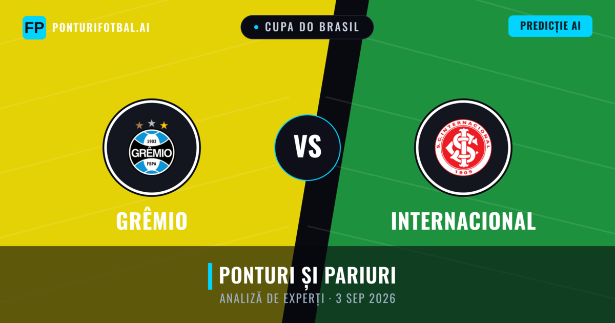 Grêmio vs Internacional — pronostic și avancronică meci