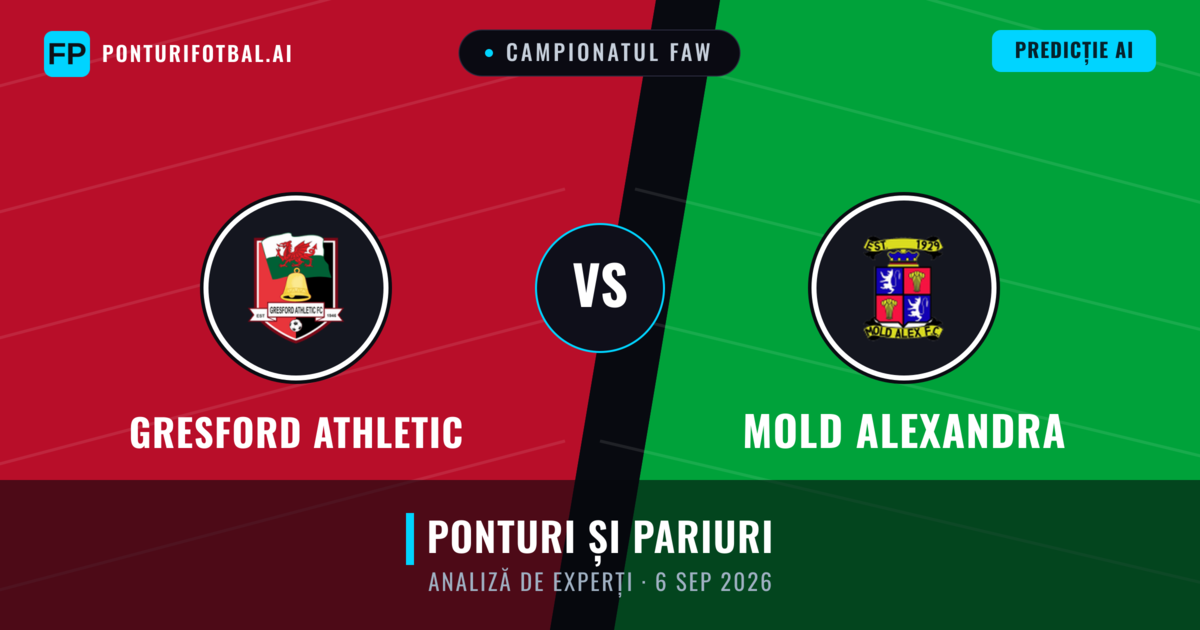 Gresford Athletic vs Mold Alexandra — pronostic și avancronică meci