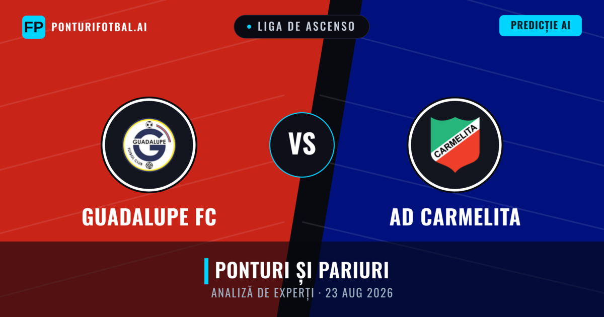 Guadalupe FC vs AD Carmelita — pronostic și avancronică meci