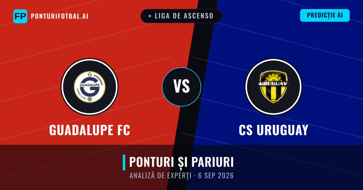 Guadalupe FC vs CS Uruguay — pronostic și avancronică meci