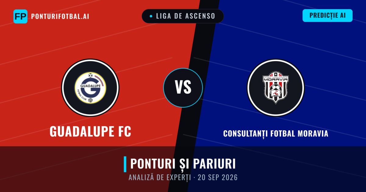 Guadalupe FC vs Consultanți Fotbal Moravia — pronostic și avancronică meci
