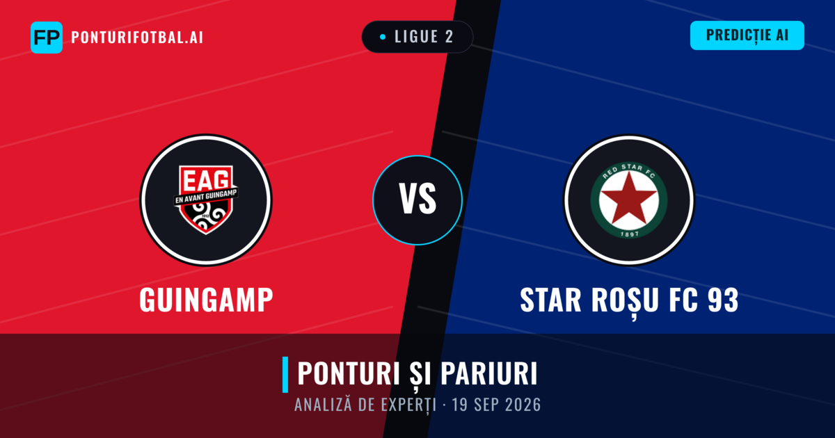 Guingamp vs Star Roșu FC 93 — pronostic și avancronică meci