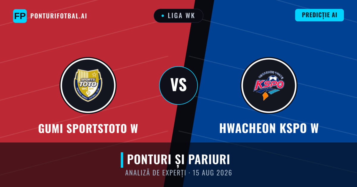 Gumi Sportstoto W vs Hwacheon KSPO W — pronostic și avancronică meci