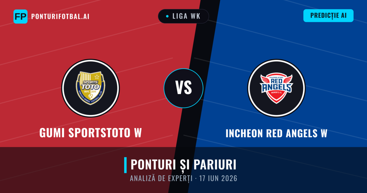 Gumi Sportstoto W vs Incheon Red Angels W — pronostic și avancronică meci