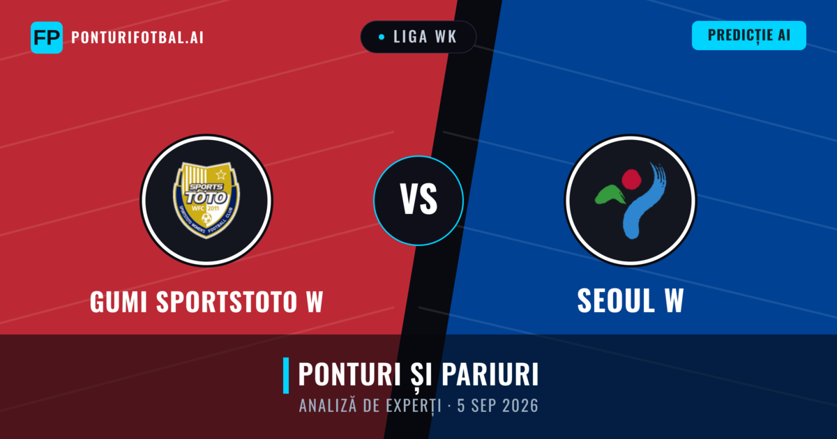 Gumi Sportstoto W vs Seoul W — pronostic și avancronică meci