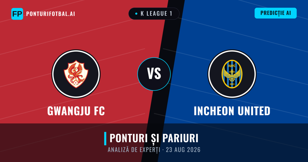 Gwangju FC vs Incheon United — pronostic și avancronică meci