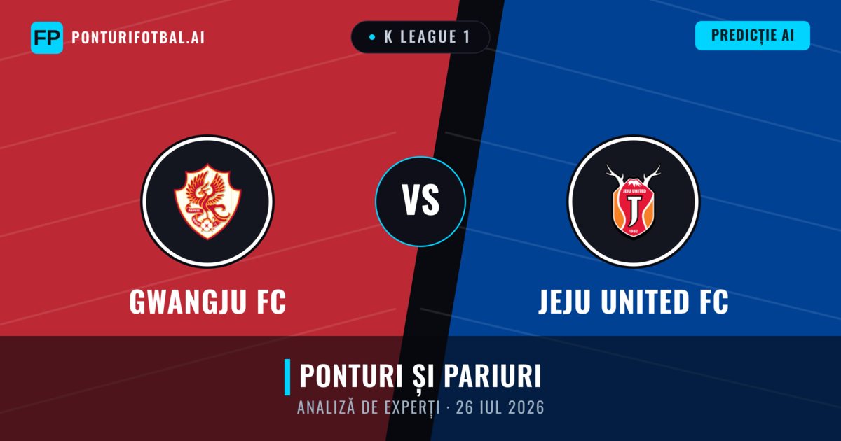 Gwangju FC vs Jeju United FC — pronostic și avancronică meci