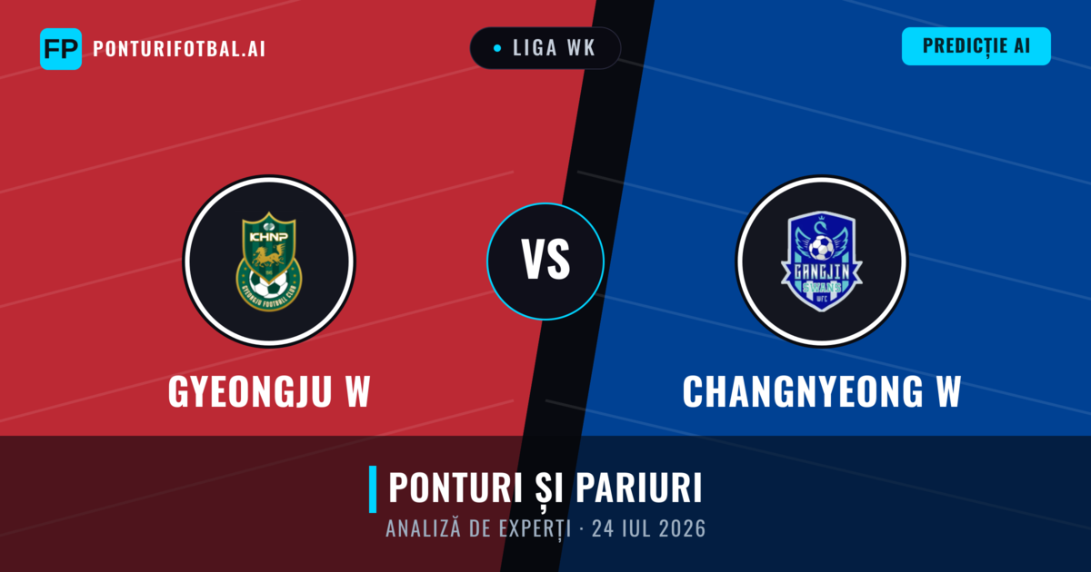 Gyeongju W vs Changnyeong W — pronostic și avancronică meci