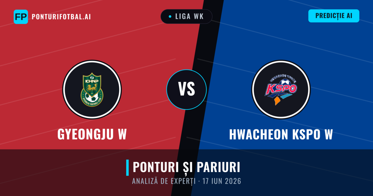 Gyeongju W vs Hwacheon KSPO W — pronostic și avancronică meci