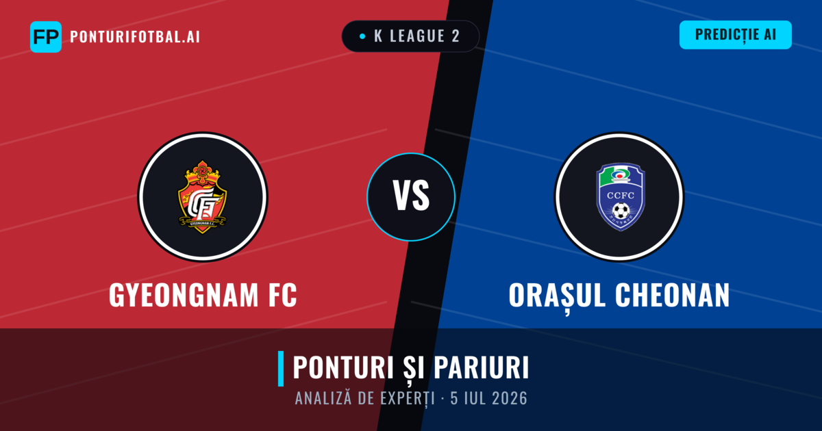 Gyeongnam FC vs Orașul Cheonan — pronostic și avancronică meci