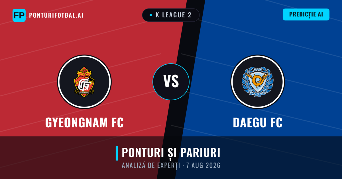 Gyeongnam FC vs Daegu FC — pronostic și avancronică meci