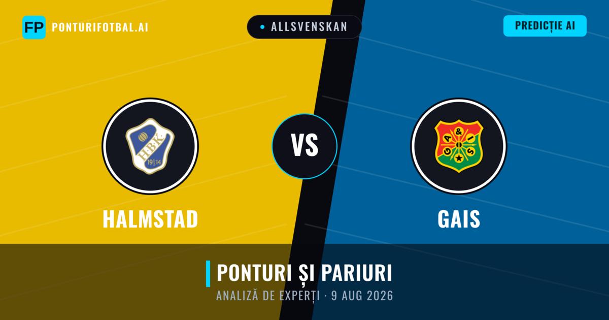 Halmstad vs Gais — pronostic și avancronică meci