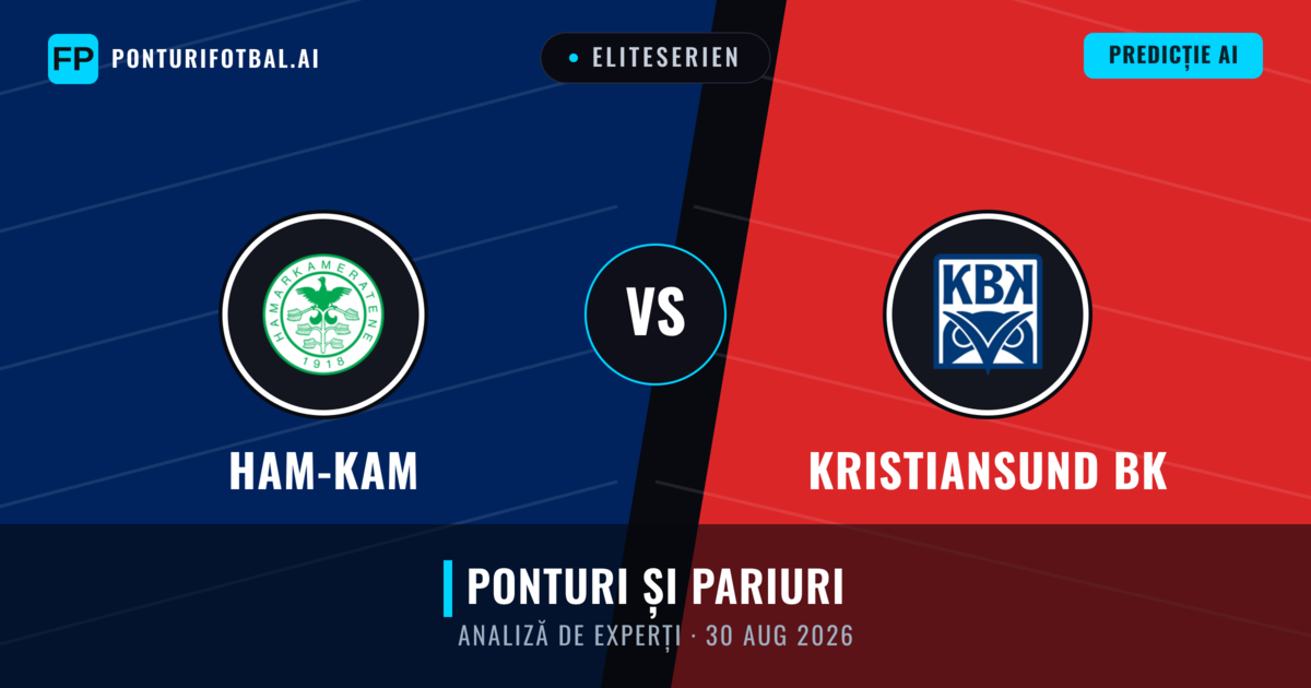 Ham-Kam vs Kristiansund BK — pronostic și avancronică meci