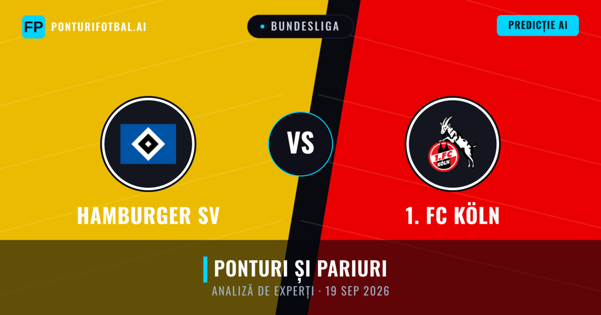 Hamburger SV vs 1. FC Köln — pronostic și avancronică meci