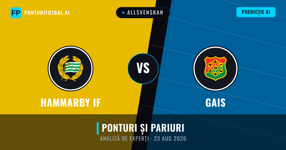 Hammarby IF vs Gais — pronostic și avancronică meci