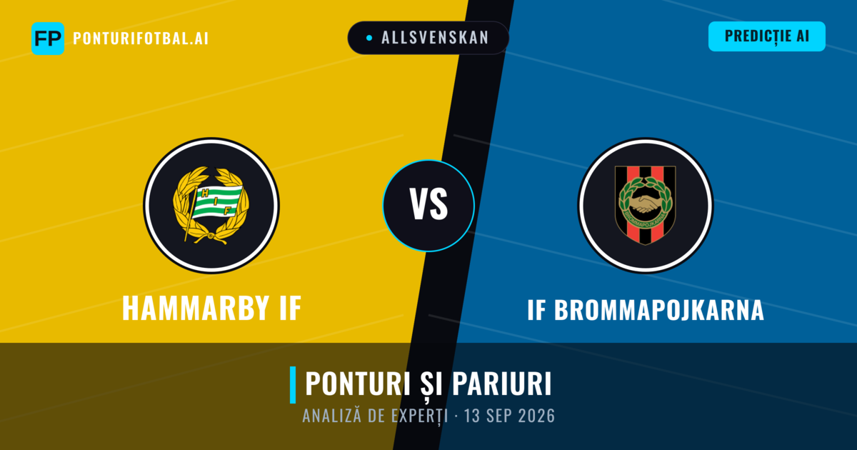 Hammarby IF vs IF Brommapojkarna — pronostic și avancronică meci
