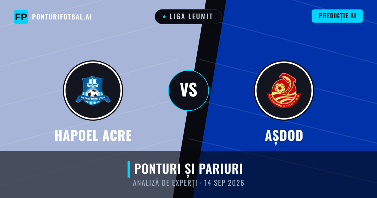 Hapoel Acre vs Așdod — pronostic și avancronică meci