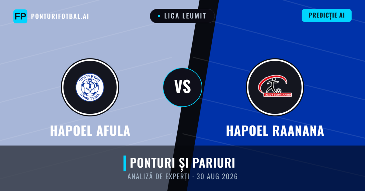 Hapoel Afula vs Hapoel Raanana — pronostic și avancronică meci
