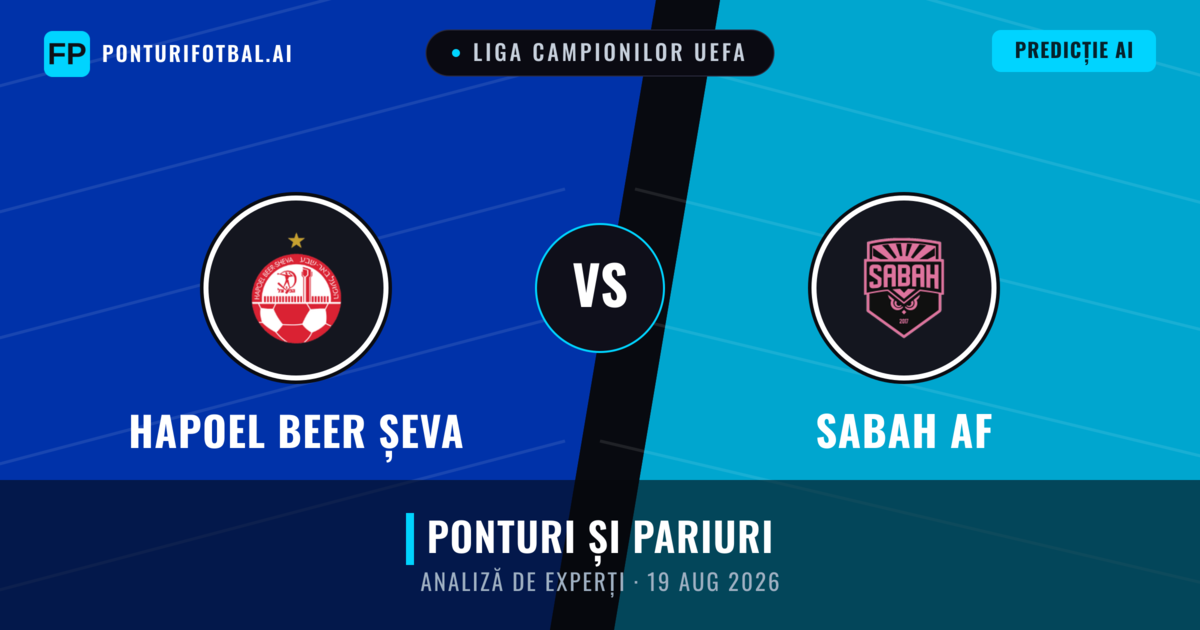 Hapoel Beer Șeva vs Sabah AF — pronostic și avancronică meci