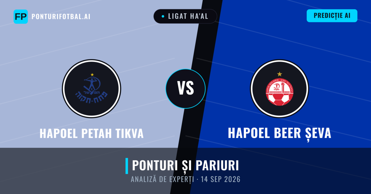 Hapoel Petah Tikva vs Hapoel Beer Șeva — pronostic și avancronică meci